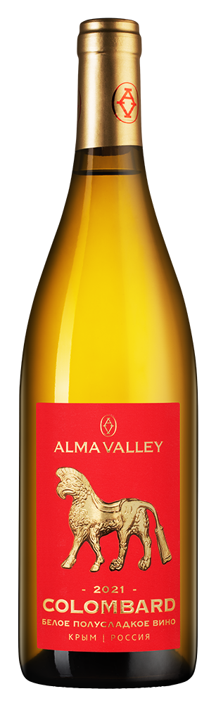 картинка Вино сортовое полусладкое белое Коломбар Альма Велли 0,75 л от магазина Winner