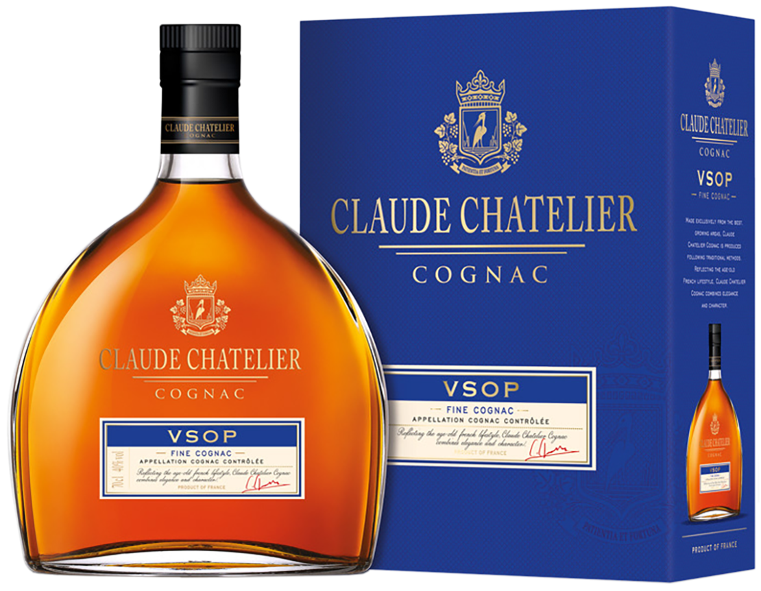 Cognac vsop цена. Cognac Claude Chatelier VSOP. Коньяк Claude Chatelier VSOP.