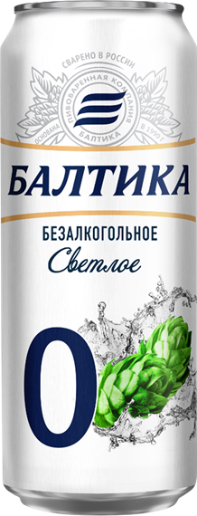 картинка Пиво Балтика №0 0,45 л магазин Winner являющийся официальным дистрибьютором в России 
