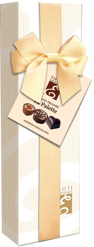 картинка Шоколадные конфеты ассорти в бежевой коробке Эмоти Шарм 65 г от магазина Winner