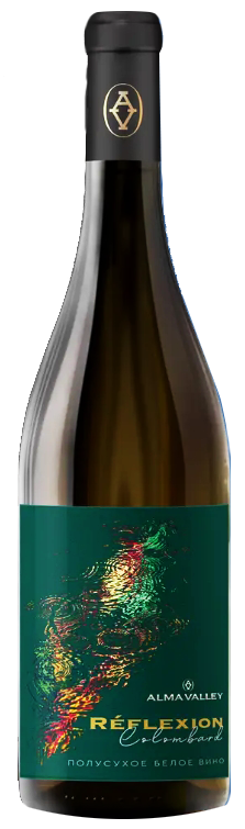 картинка Вино сортовое полусухое белое Коломбар Альма Велли 0,75 л от магазина Winner