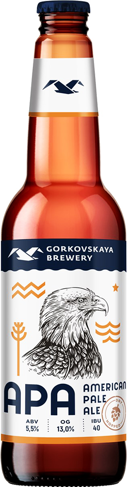 картинка Пиво Горьковская пивоварня Американский Пэйл Эль 0,44 л магазин Winner являющийся официальным дистрибьютором в России 