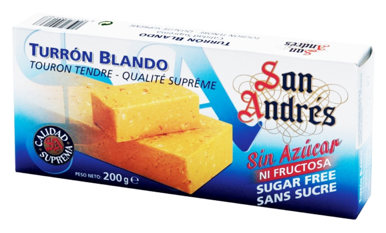картинка Туррон с миндалем без сахара Сан Андрес 150 г от магазина Winner