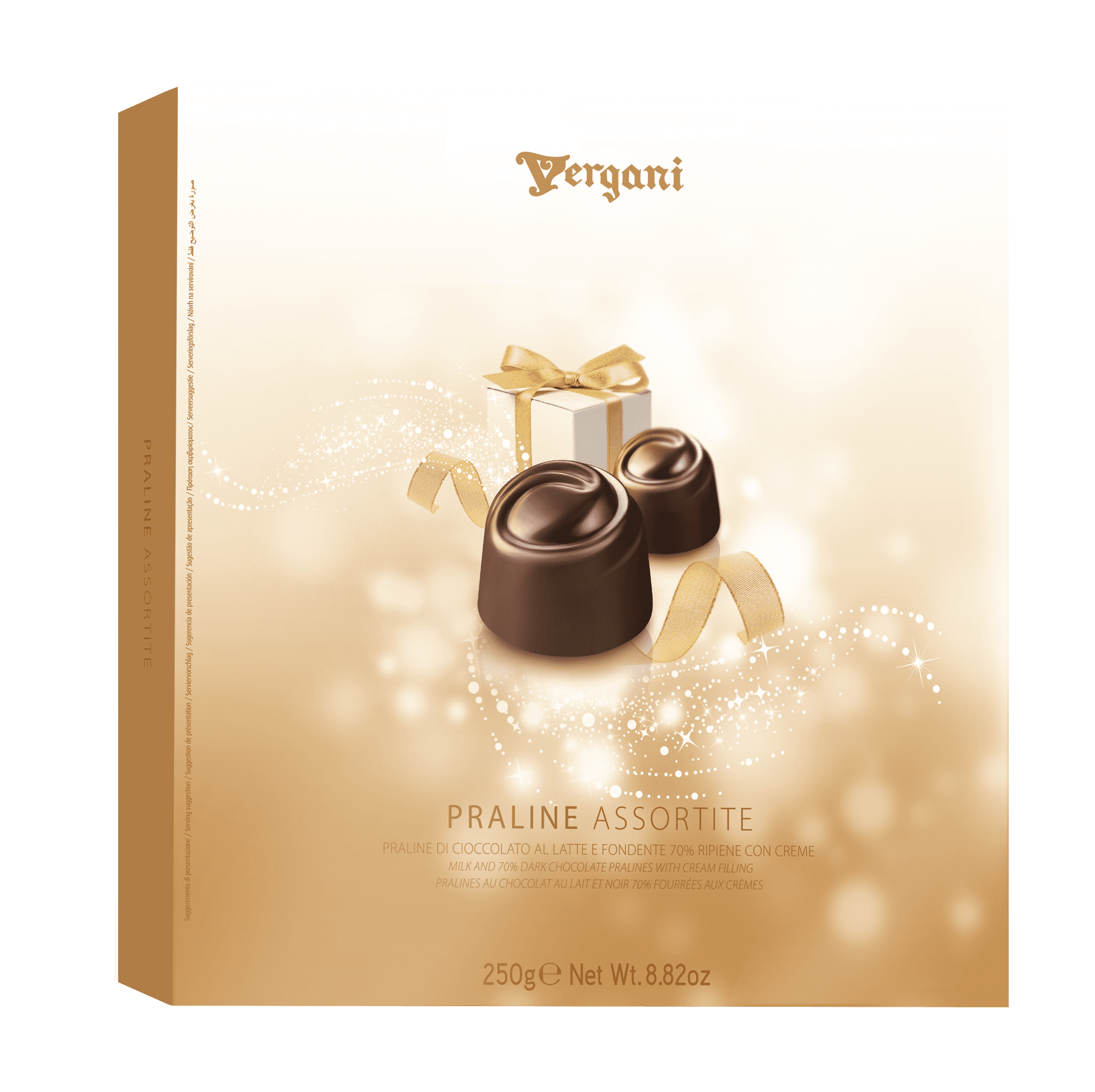 картинка Шоколадные конфеты пралине ассорти Рокси Вергани 250 г магазин Winner являющийся официальным дистрибьютором в России 