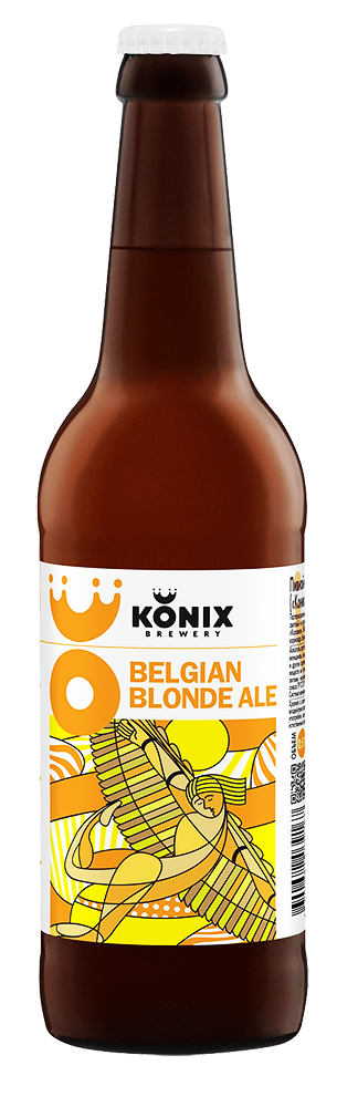 картинка Пиво Коникс Бельгийский Блонд Эль 0,5 л магазин Winner являющийся официальным дистрибьютором в России 