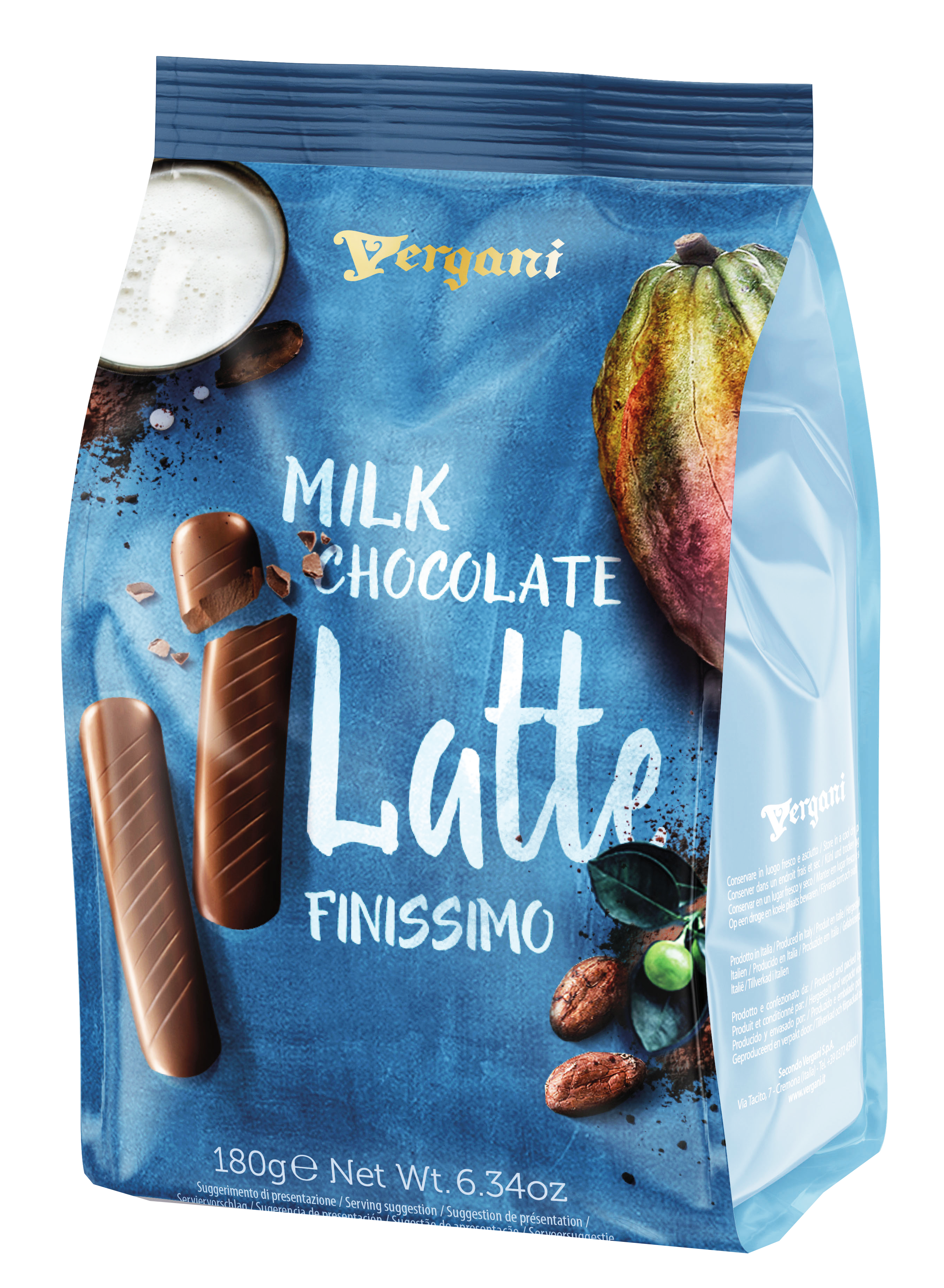 картинка Шоколадные конфеты из молочного шоколада Чоко Стикс Вергани 180 г магазин Winner являющийся официальным дистрибьютором в России 