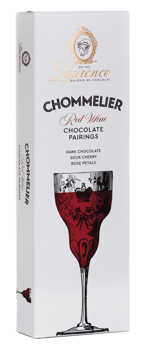 картинка Шоколад темный К красному вину с вишней и лепестками розы Лауренце 100 г магазин Winner являющийся официальным дистрибьютором в России 