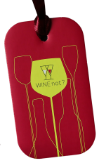 картинка Бирка "Wine not?" тюльпаны (9,5*5,5 см) магазин Winner являющийся официальным дистрибьютором в России 