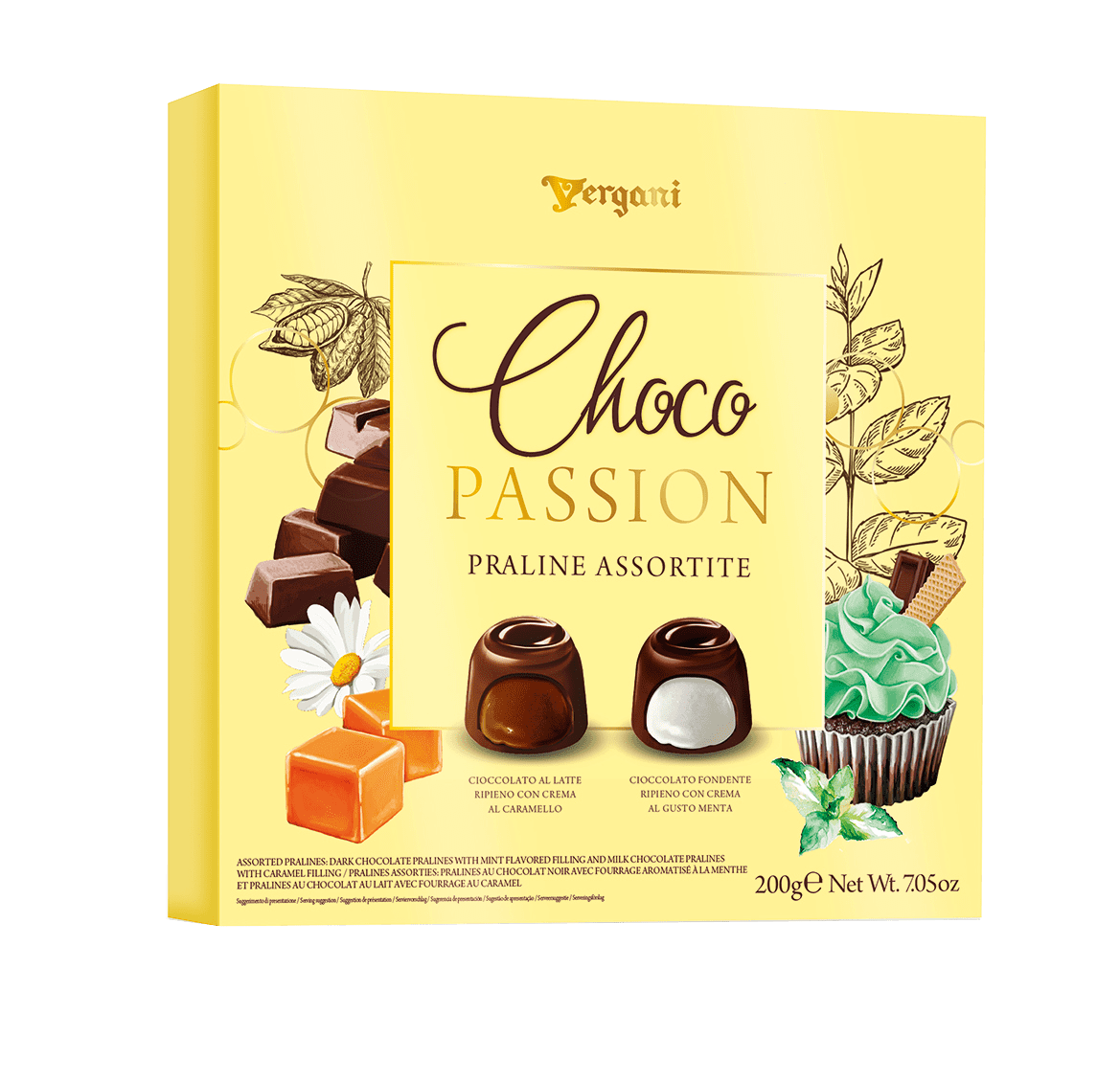 картинка Шоколадные конфеты пралине ассорти Чоко Пэшн Вергани 200 г от магазина Winner