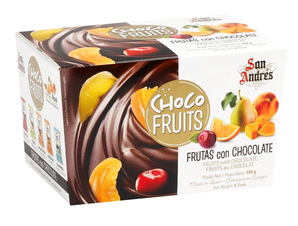 картинка Засахаренные фрукты в темном шоколаде Сан Андрес 150 г магазин Winner являющийся официальным дистрибьютором в России 